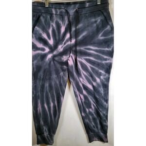 Torrid Women's Tie Dye Crop Jogger Pants‎ Purple Size 0 (XL) Comfy Stylish